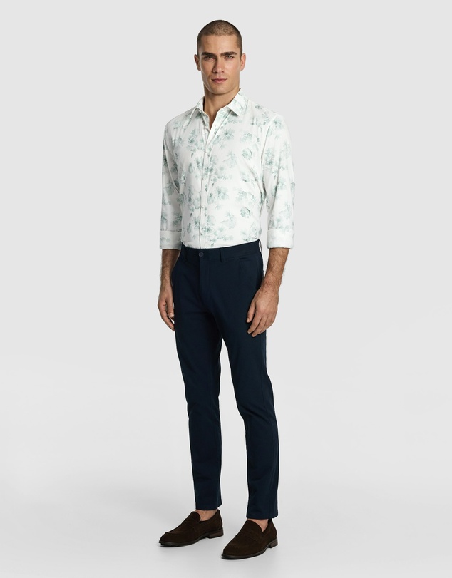 yd. - Catalunya Slim Floral Shirt