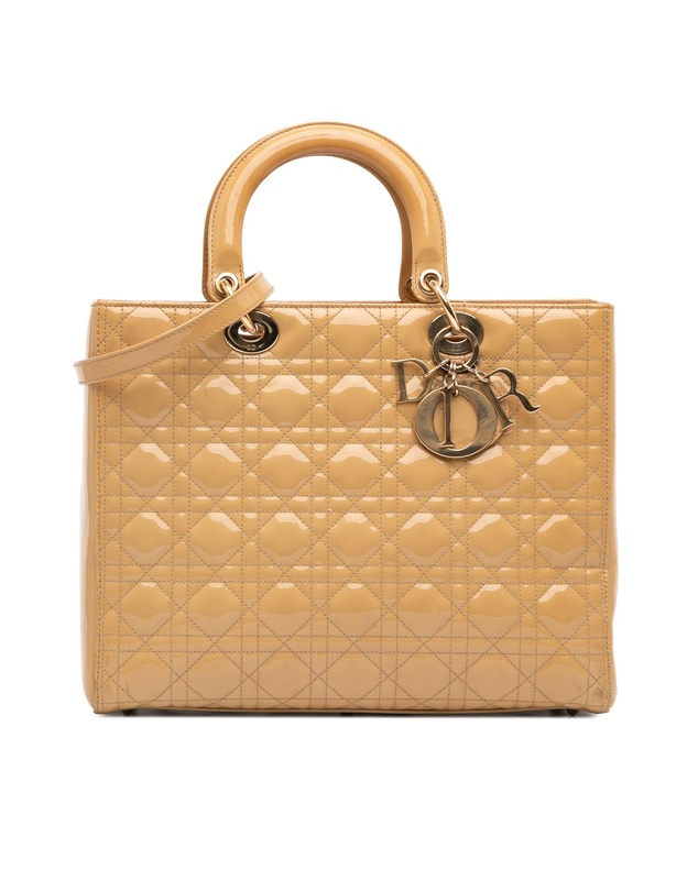 Pre-Loved by Azura Reborn - Pre-Loved Large Patent Cannage Lady Dior