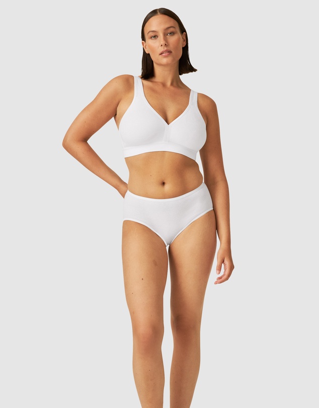 Naturana - Athleisure Cotton Padded Strap Wirefree Bra