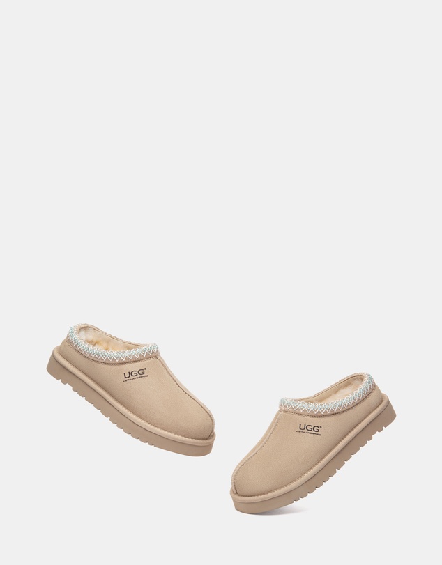 EVERAU - Australian Shepherd Ugg Tay Cow Suede Upper House Shoes