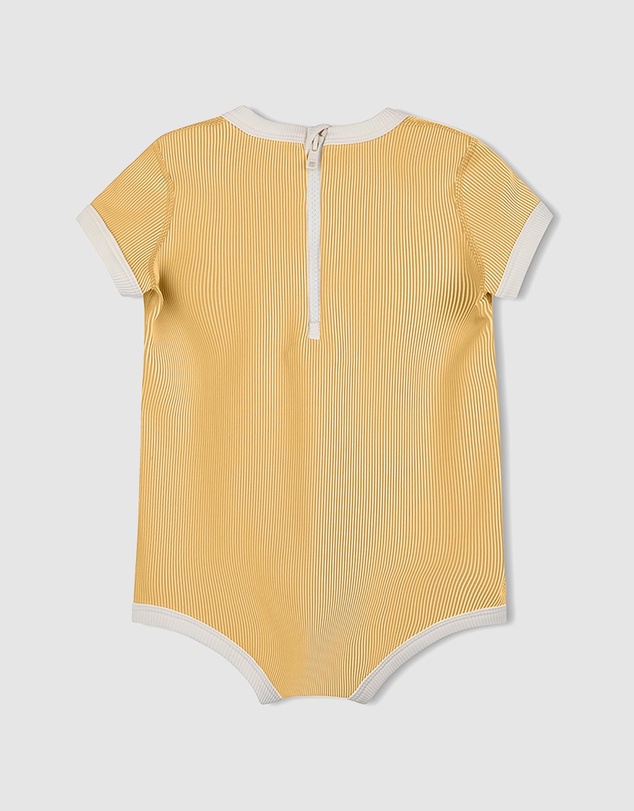 Zulu & Zephyr Mini - Mini Stripe Rib Infant Onesie - Babies-Kids