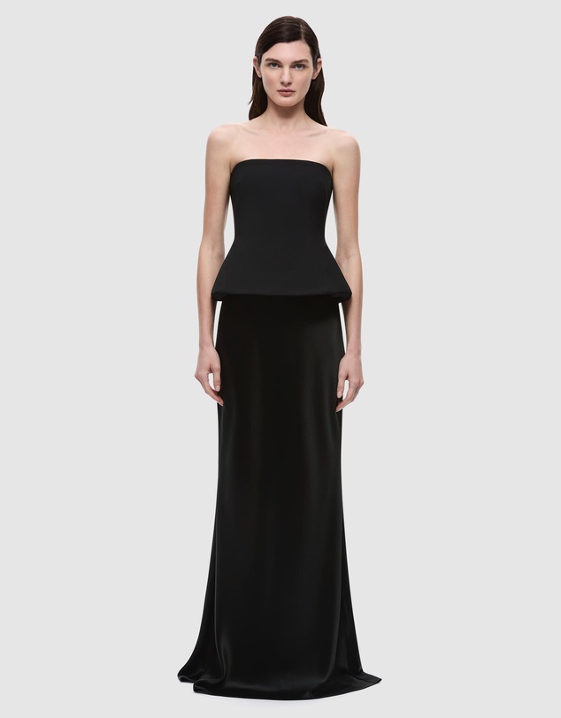 MISHA - The Padded Satin Gown
