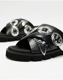 Sol Sana - Concho Footbed Sandals