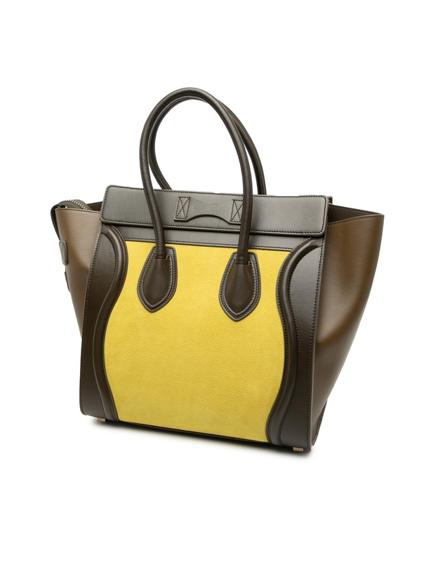 Pre-Loved by Azura Reborn - Pre-Loved Micro Tricolor Leather Luggage Tote