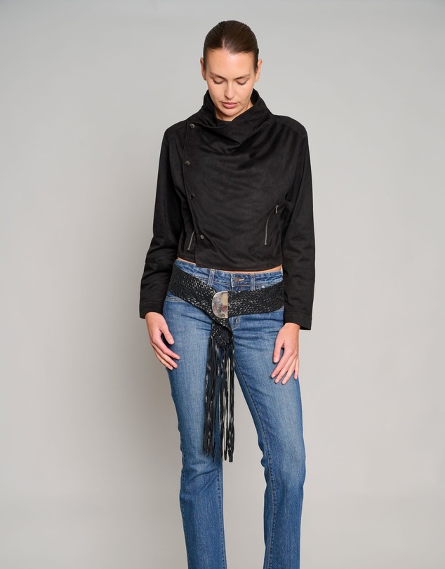 Love and Nostalgia - Shrunken Funnel Neck Jacket
