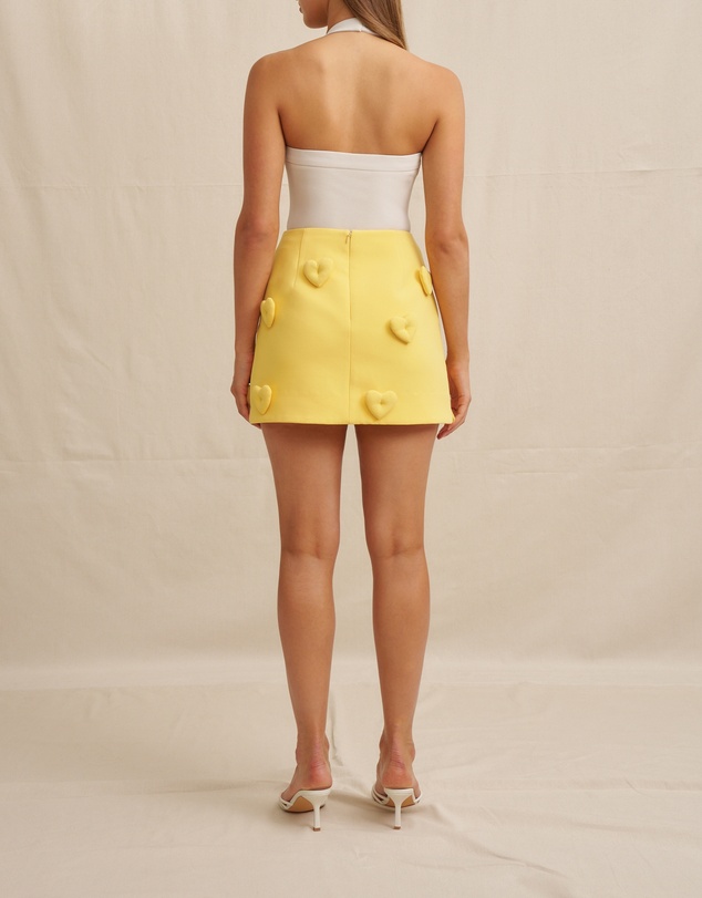 BY JOHNNY. - Amora Heart Mini Skirt