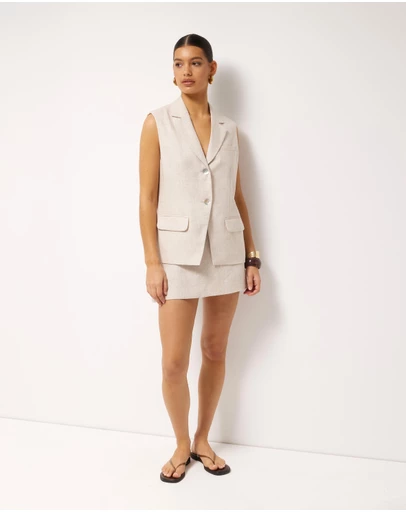 AERE - Elsie Linen Skort
