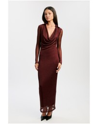 Bardot - Lorel Lurex Midi Dress