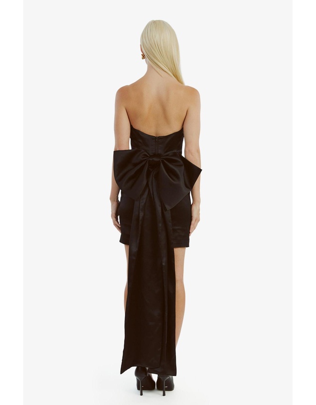 Bardot - Eleni Bow Back Satin Dress