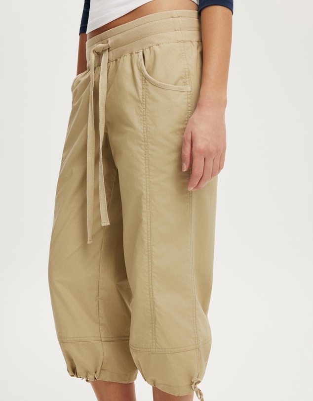Cotton On - Utility Rib Waist Capri