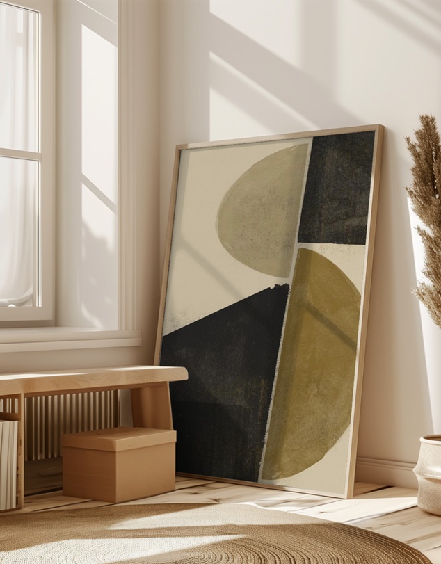 Olive et Oriel - Interaction Balance No.2 by The Miuus Studio Art Print