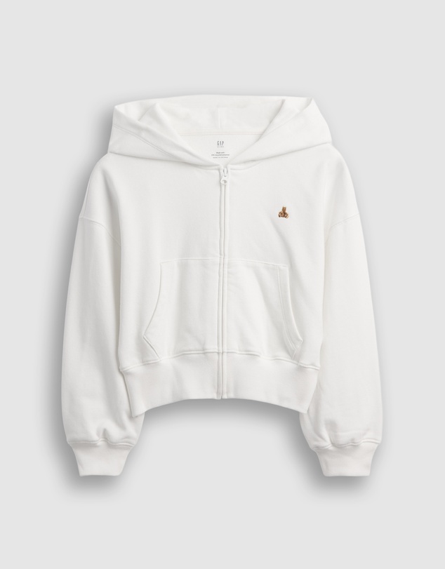 GAP - VintageSoft French Terry Wedge Full-Zip Hoodie - Teens