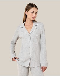 Papinelle - Claire Cotton Waffle Full Length PJ Set