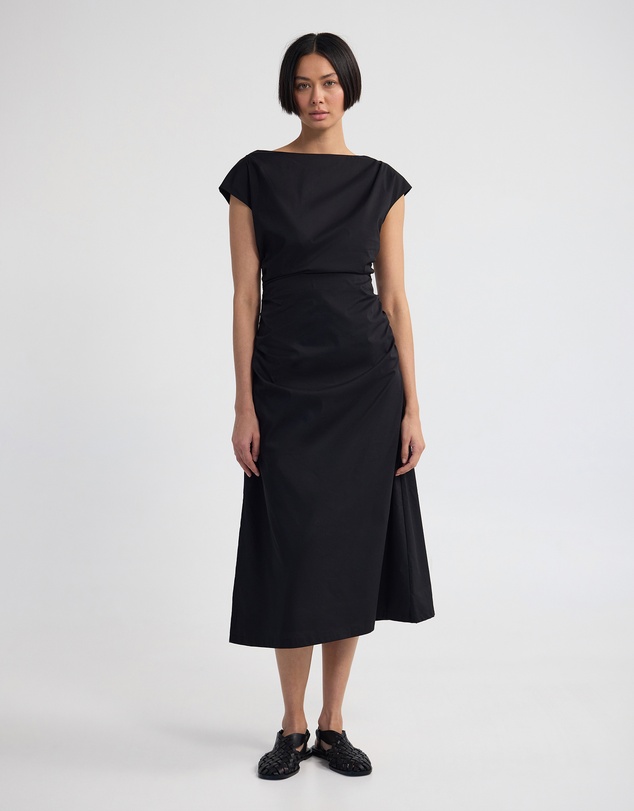 Oxford - Montana Stretch Boatneck Dress