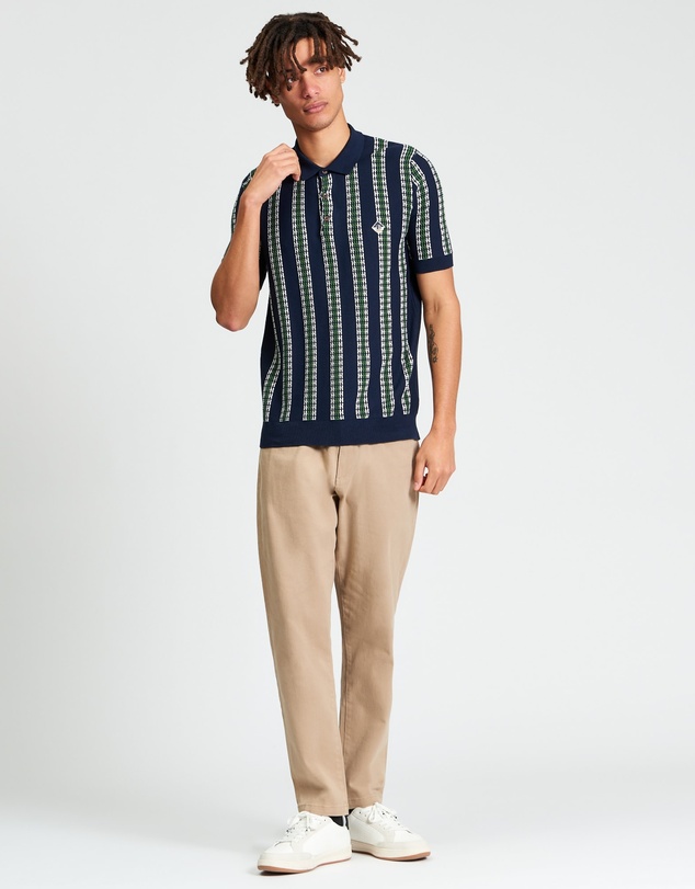 Ben Sherman - Jacquard Candy Stripe Polo