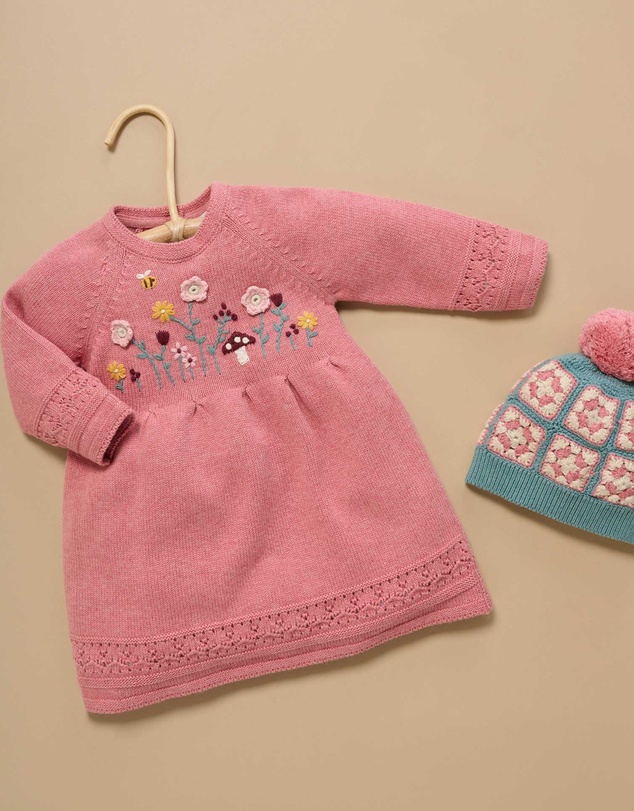 Purebaby - Cosy Knitted Dress -Kids-Babies