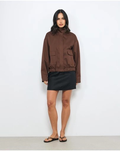 AERE - Frankie Linen Mini Skirt