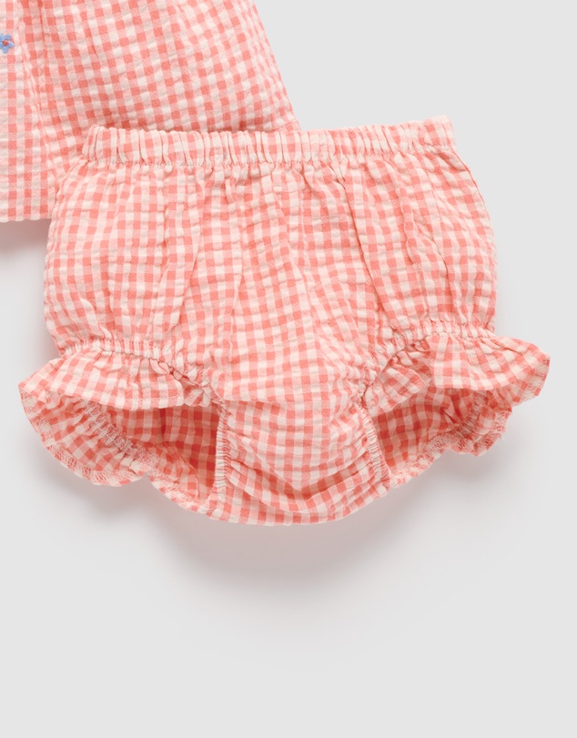Purebaby - Gingham Set-Babies