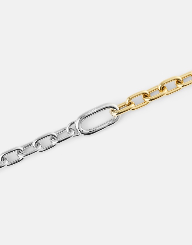 Daniel Wellington - Contrast Link Necklace Two Tone