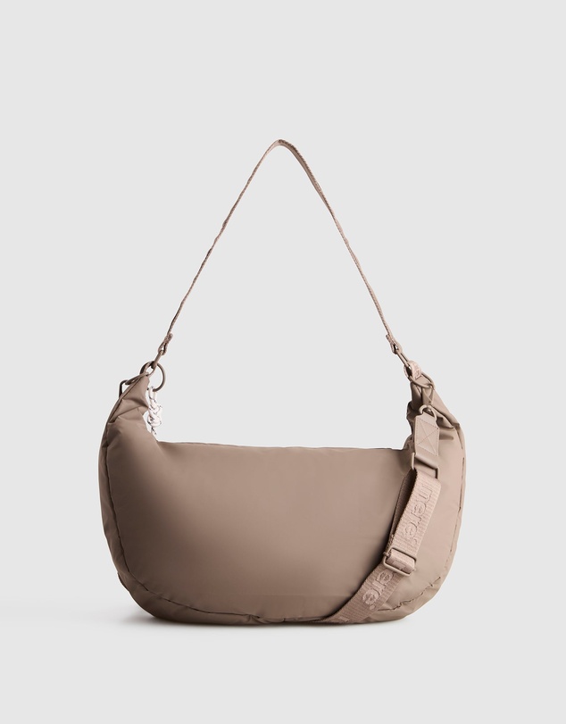 Nere - Coated Crescent Sling Bag