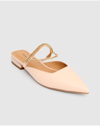 Belle & Bloom - On The Go Leather Flat