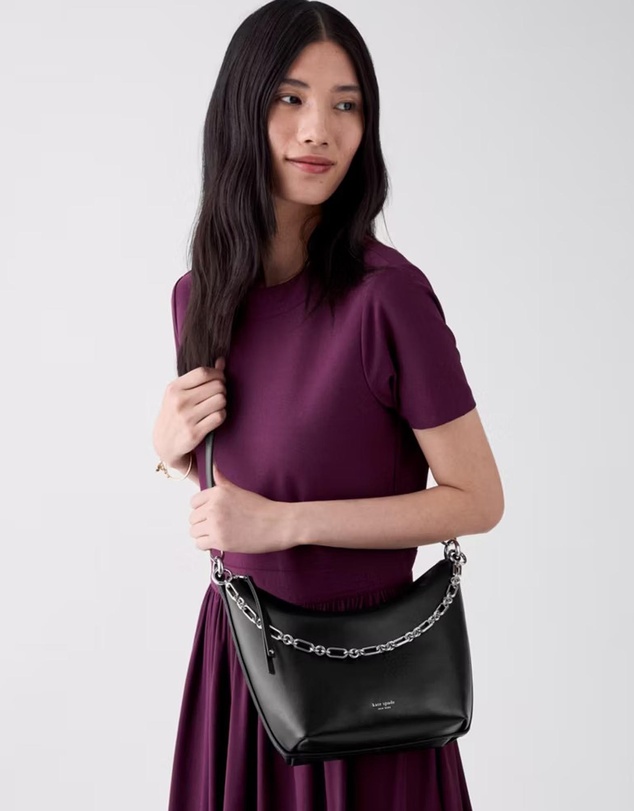Kate Spade - Halo Fine Grain Leather Chain Shoulder Bag