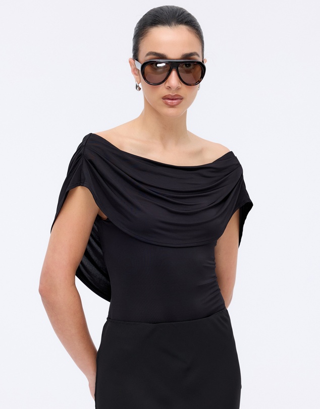 Minima Esenciales - Laramie Draped Bodysuit