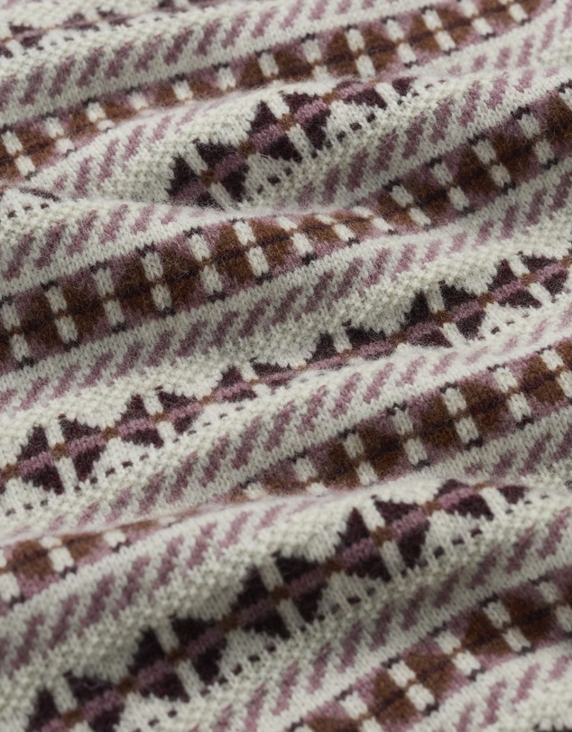 Seasalt - Seasalt Cornwall Purple Lemon Porch Fair Isle Knitted Vest