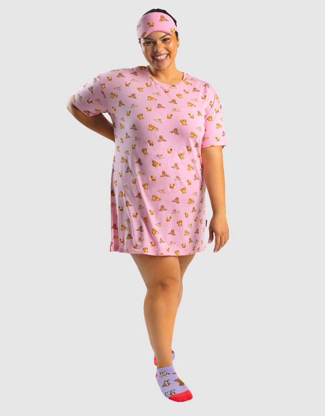 Bamboozld - Womens Cavoodles Jersey Night-Tee