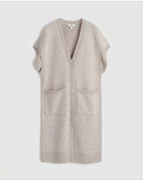 COS - Rounded Wool Longline Cardigan