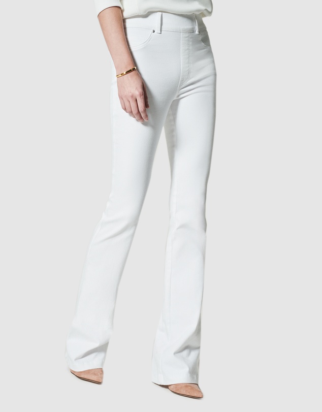 Spanx - Denim Flare Jeans - White