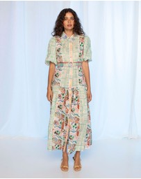 KACHEL - Jean Maxi Dress