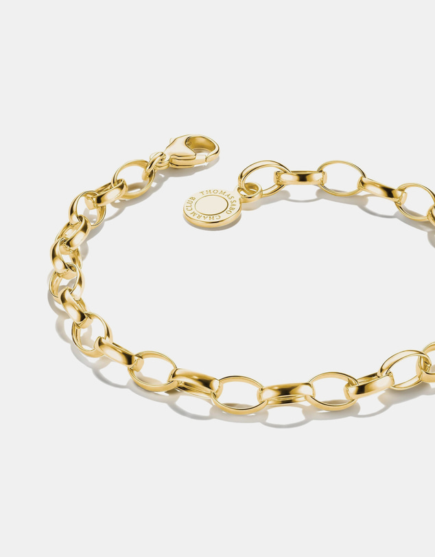 THOMAS SABO - Gold-Tone Stainless Steel Charm Club Bracelet