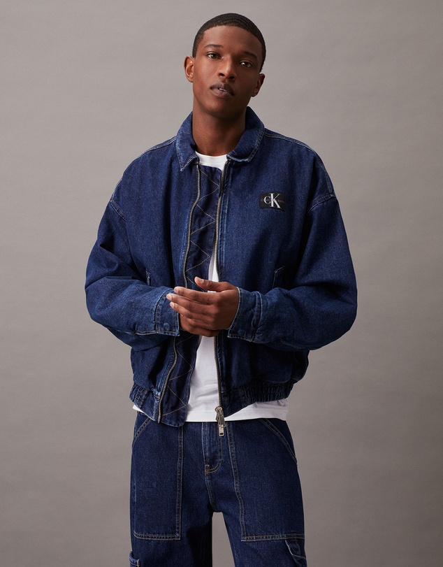 Calvin Klein Jeans - Relaxed Denim Bomber Jacket