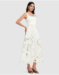 LEO LIN - Serafina Applique Maxi Dress