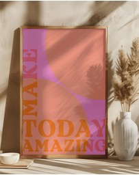 Olive et Oriel - Make Today Amazing by Treechild Art Print