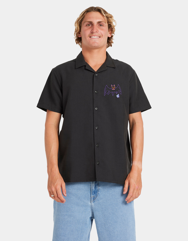 Volcom - Mens Featured Artist Ozzy Woven Short Sleeve Shirt
