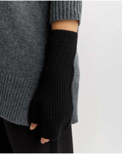 Toorallie - Fine Rib Open Mitten