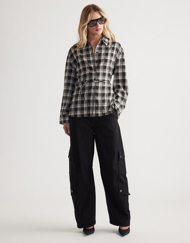 Decjuba - Krystal Tie Check Shirt