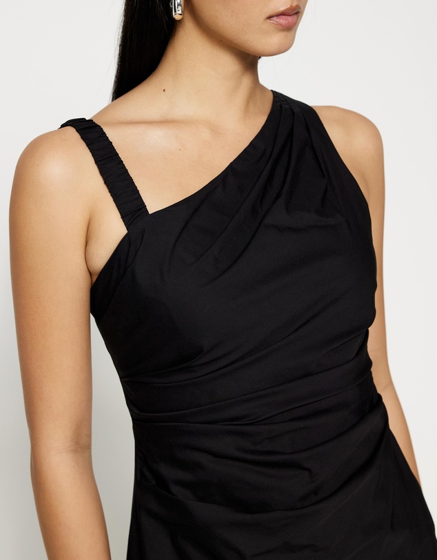 Lover - Kilian Asymmetric Tuck Mini Dress