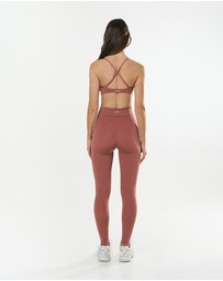 STAX. - Crossback Sports Crop Astryx - Rust