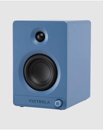 Victrola - Victrola Tempo Bookshelf Speakers - Blue