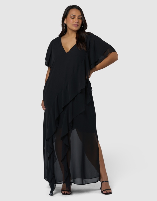 Sunday In The City - Forbidden Feline Maxi Dress
