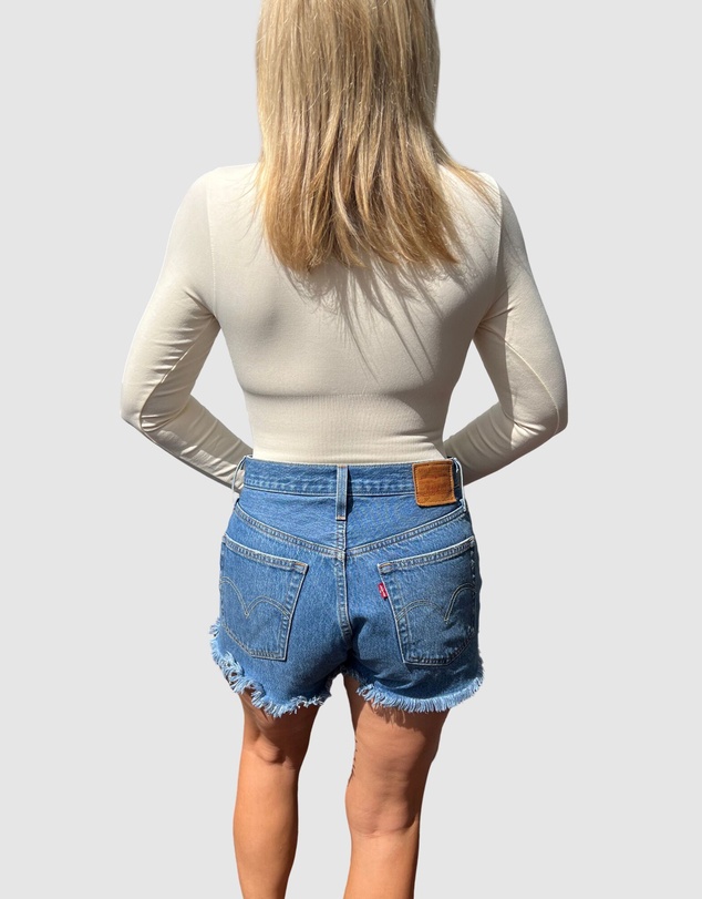 Core Trainer - Long Sleeve Square Neck Sculpting Bodysuit