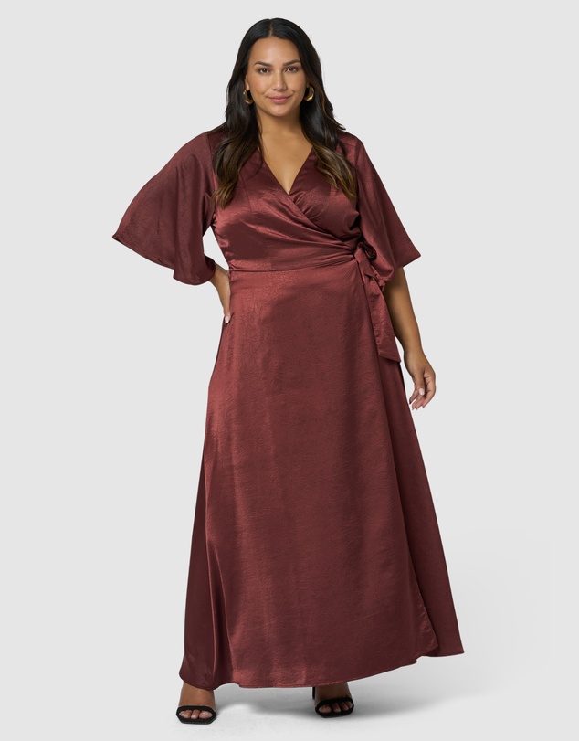 Pink Dusk by Curve Project - Femme Fatale Maxi Dress
