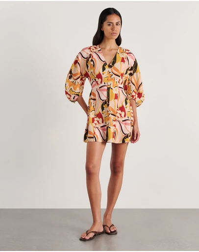 Jag - Lila Mini Dress