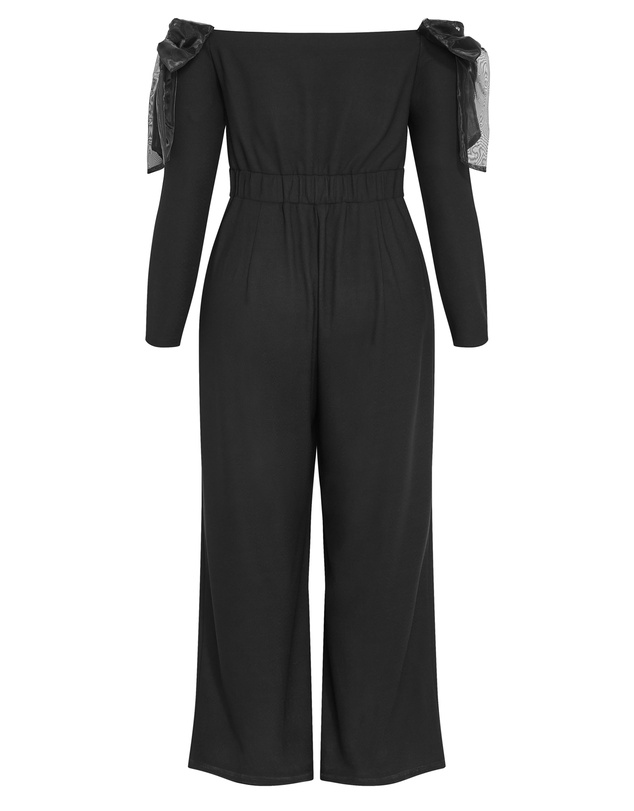 City Chic - Stacie Off Shoulder Jumpsuit