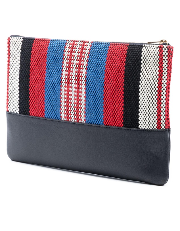 Pre-Loved by Azura Reborn - Pre-Loved Canvas Striped Solo Pouch