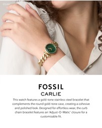Fossil - Carlie Gold Analogue Watch