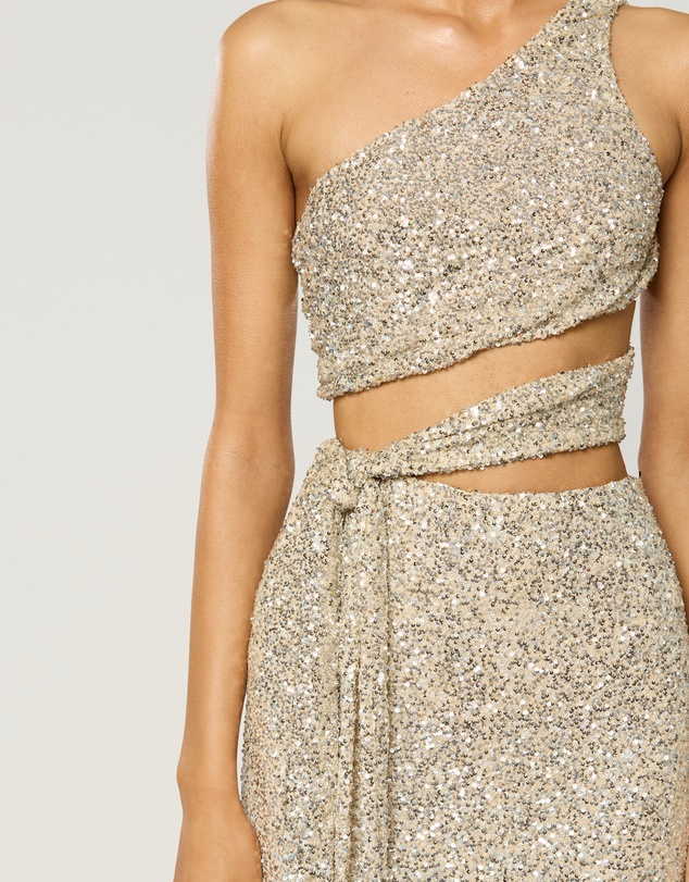 Winona - Sterling Sash Dress 